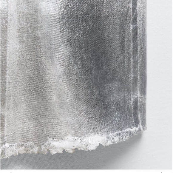 Zara Silver Strapless Dress - Picture 13 of 16